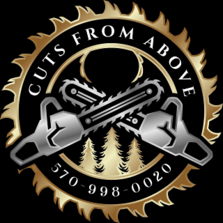CUTS FROM ABOVE 570-998-0020 logo