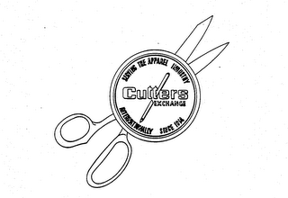CUTTERS EXCHANGE SERVING THE APPAREL INDUSTRY INTERNATIONALLY SINCE 1914 logo