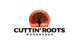 CUTTIN' ROOTS WOODWORKS logo