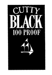CUTTY BLACK 100 PROOF logo