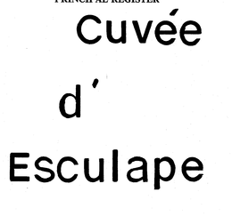 CUVEE D'ESCULAPE logo