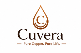 CUVERA PURE COPPER. PURE LIFE. logo