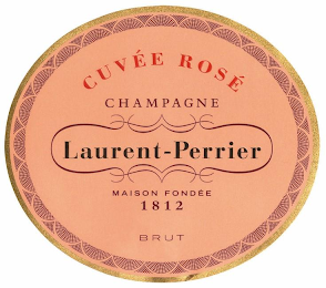CUVÉE ROSÉ CHAMPAGNE LAURENT-PERRIER MAISON FONDÉE 1812 BRUT logo