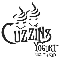 CUZZINS YOGURT 'CUZ IT'S GOOD logo