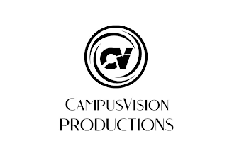 CV CAMPUSVISION PRODUCTIONS logo