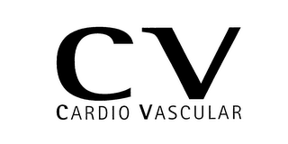 CV CARDIO VASCULAR logo