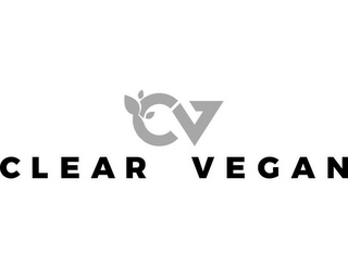 CV CLEAR VEGAN logo