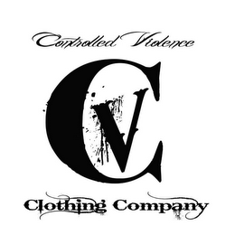 CV CONTROLLED VIOLENCE CLOTHING COMPANY logo