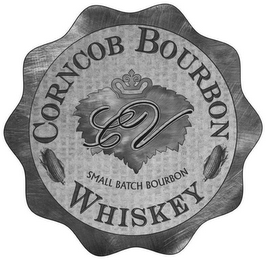 CV CORNCOB BOURBON WHISKEY SMALL BATCH BOURBON logo
