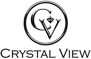 CV CRYSTAL VIEW logo