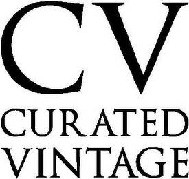CV CURATED VINTAGE logo