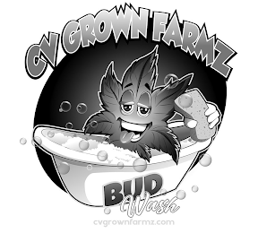 CV GROWN FARMZ BUD WASH CVGROWNFARMZ.COM logo