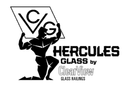 CVG HERCULES GLASS BY CLEARVIEW GLASS RAILINGS logo