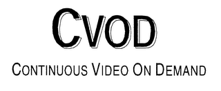 CVOD CONTINUOUS VIDEO ON DEMAND logo