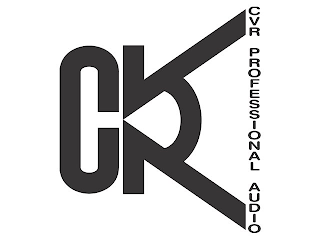 CVR CVR PROFESSIONAL AUDIO logo