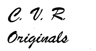 C.V.R. ORIGINALS logo