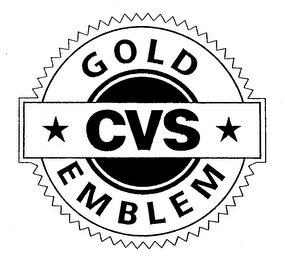 CVS GOLD EMBLEM logo