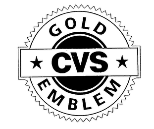 CVS GOLD EMBLEM logo