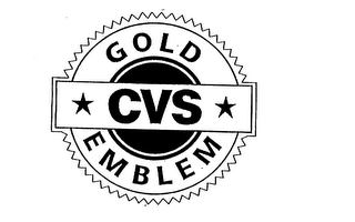 CVS GOLD EMBLEM logo