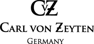 CVZ CARL VON ZEYTEN GERMANY logo