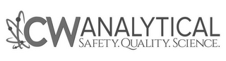 CW ANALYTICAL SAFETY. QUALITY. SCIENCE. logo