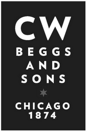 CW BEGGS AND SONS CHICAGO 1874 logo