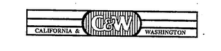 C&W CALIFORNIA & WASHINGTON logo
