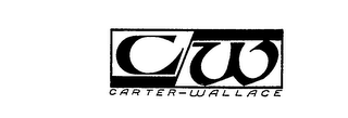 CW CARTER-WALLACE logo