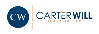CW CARTERWILL SEARCH & FLEX logo