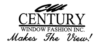 CW CENTURY WINDOW FASHION INC. MAKES THE VIEW! logo