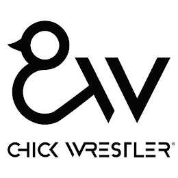 CW CHICK WRESTLER logo