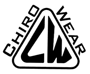 CW CHIRO WEAR logo
