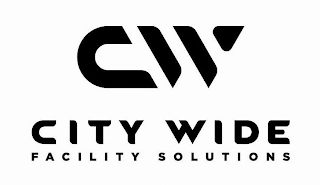 CW CITY WIDE FACILITY SOLUTIONS logo