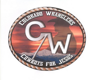 CW COLORADO WRANGLERS COWBOYS FOR JESUS logo