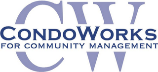 CW CONDOWORKS FOR COMMUNITY MANAGEMENT logo