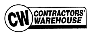 CW CONTRACTORS' WAREHOUSE logo