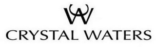 CW CRYSTAL WATERS logo