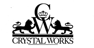 CW CRYSTAL WORKS logo