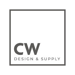 CW DESIGN & SUPPLY logo