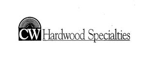 CW HARDWOOD SPECIALTIES logo