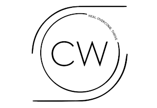 CW HEAL. OVERCOME. THRIVE logo