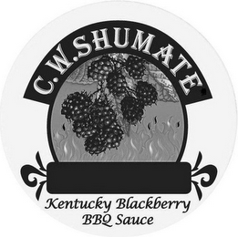 C.W. SHUMATE KENTUCKY BLACKBERRY BBQ SAUCE logo
