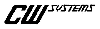 CW SYSTEMS logo