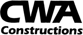 CWA CONSTRUCTIONS logo