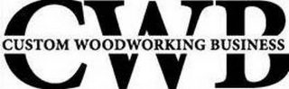 CWB CUSTOM WOODWORKING BUSINESS logo