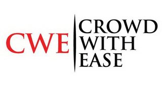 CWE CROWD WITH EASE logo