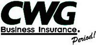 CWG BUSINESS INSURANCE. PERIOD! logo