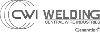 CWI WELDING CENTRAL WIRE INDUSTRIES GENERATION4 logo