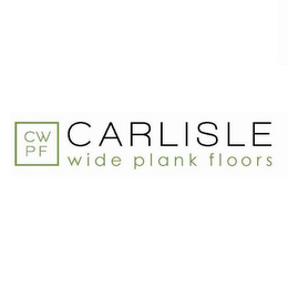 CWPF CARLISLE WIDE PLANK FLOORS logo
