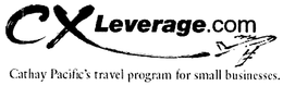 CXLEVERAGE.COM CATHAY PACIFIC'S TRAVEL PROGRAM FOR SMALL BUSINESSES. logo